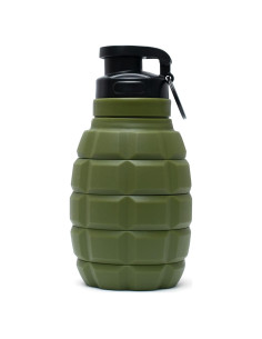 Taza Escupidera TUFCUP Verde Militar Plegable a Prueba de Fugas