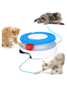 Juguete Interactivo para Gatos LASOCUHOO Automático Azul