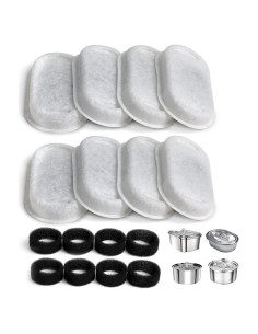 Filtro de agua para gatos ONECUTE 8 filtros y esponjas