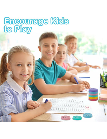 Spinners Antiestrés Matemáticas HonorWin 9 Piezas Multiplicación