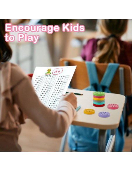 Spinners Antiestrés Matemáticas HonorWin 9 Piezas Multiplicación