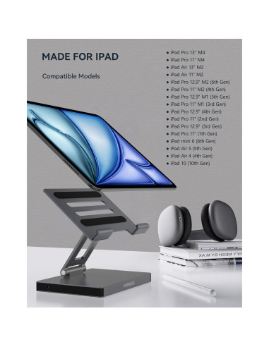 Soporte Hub USB C NXPGKEA 8 en 1 para iPad Pro 4K 60Hz