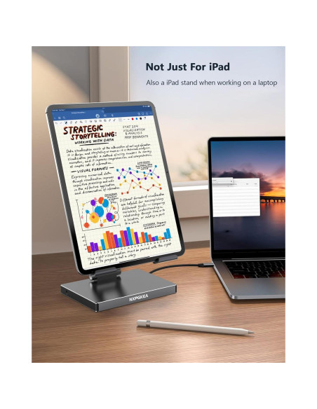 Soporte Hub USB C NXPGKEA 8 en 1 para iPad Pro 4K 60Hz