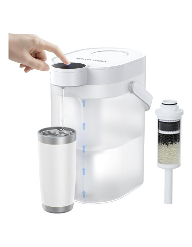 Jarra Filtro Agua Eléctrica Waterdrop WD-ED06W 17 Tazas Blanca