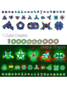 TOSY Pirámide Magnética de Piedra - 24 Piezas, 243 Imanes 2