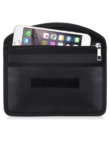 Bolsa Faraday Tamfile a Prueba de Fuego 21.5x11.4cm Negra