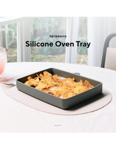Bandeja de silicona Teranuvo para BALMUDA The Toaster Gris 2