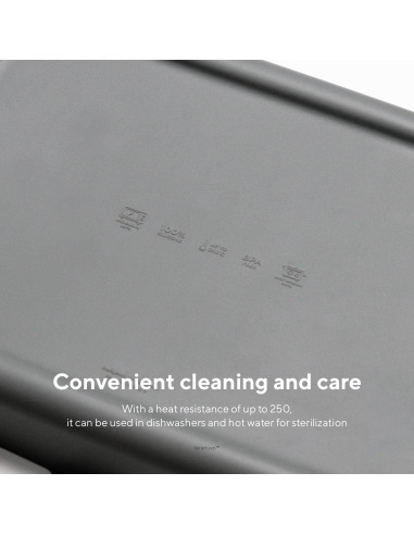 Bandeja de silicona Teranuvo para BALMUDA The Toaster Gris