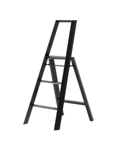 Escalera de Paso Hasegawa Lucano 3 Peldaños Negra