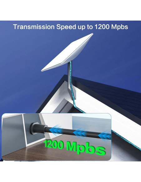 Cable de Reemplazo Koolertron Starlink Gen 3 30.48m Impermeable