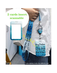 Cinta identificadora DMLSKY con clip retráctil y gancho 2