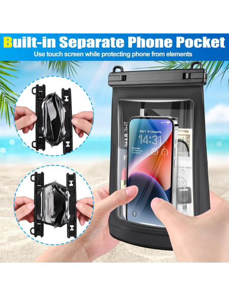 Funda Impermeable 2L JZOCON para iPhone y Galaxy - Flotante