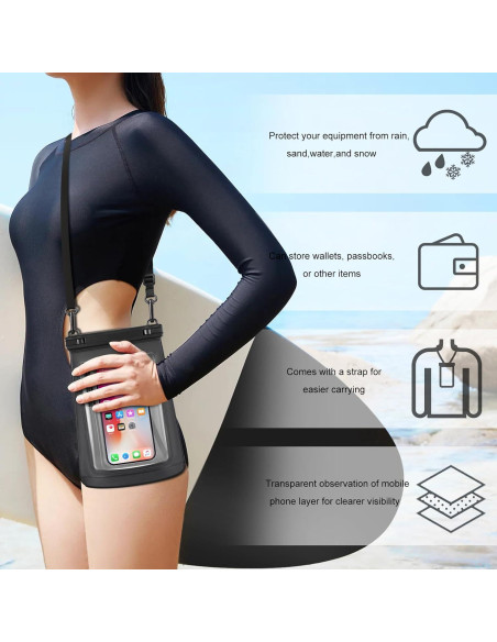 Funda Impermeable 2L JZOCON para iPhone y Galaxy - Flotante