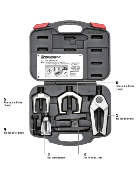 Kit de Servicio Powerbuilt 6 Piezas para Autos y Camiones