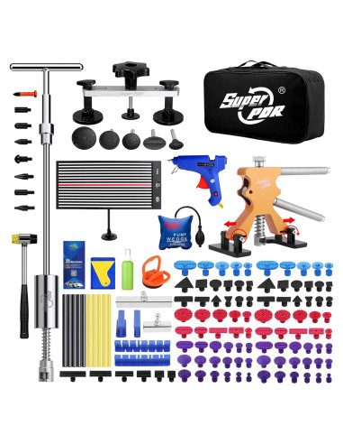 Kit de Reparación de Abolladuras Super PDR 148PCS con Luz LED