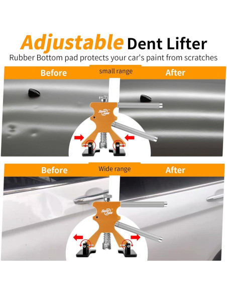 Kit de Reparación de Abolladuras Super PDR 148PCS con Luz LED