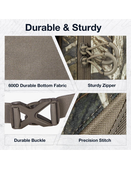 Mochila de Caza TIDEWE 25L Impermeable y Ergonómica