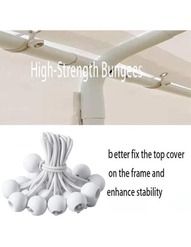 Cubierta de repuesto para carport Genérico 3.66x6.10m blanca