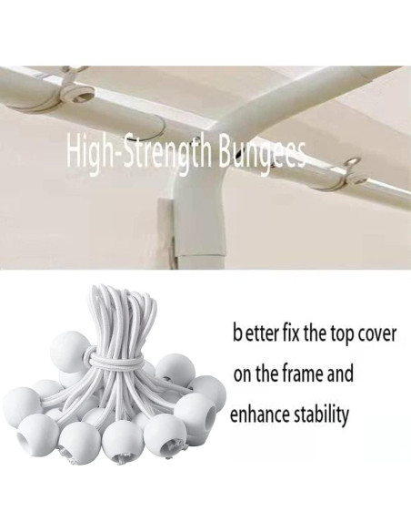 Cubierta de repuesto para carport Genérico 3.66x6.10m blanca