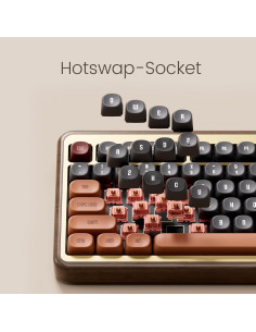 Teclado Mecánico Akko MU02 75% RGB Inalámbrico Otoño 2