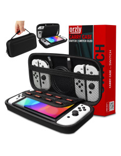 Funda Orzly para Nintendo Switch y Switch OLED - Negra