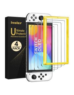 Protector de Pantalla Vidrio Templado iVoler para Switch OLED 7''