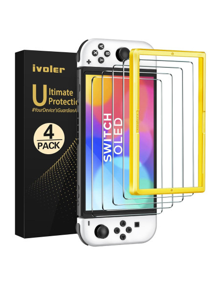 Protector de Pantalla Vidrio Templado iVoler para Switch OLED 7''