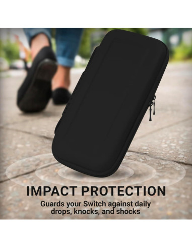 Funda Orzly para Nintendo Switch y Switch OLED - Negra