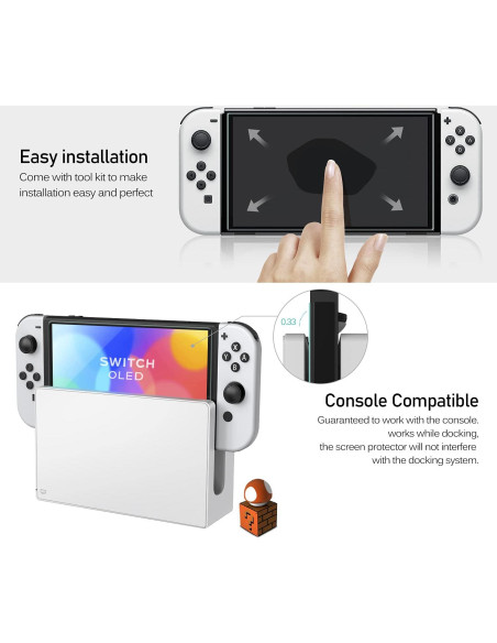 Protector de Pantalla Vidrio Templado iVoler para Switch OLED 7''