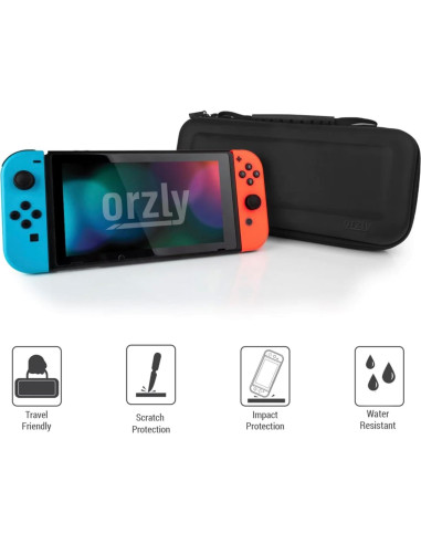 Funda Orzly para Nintendo Switch y Switch OLED - Negra