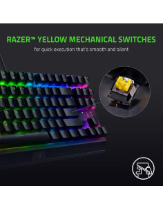 Teclado Mecánico Razer BlackWidow V3 TKL - Interruptores Amarillos 2