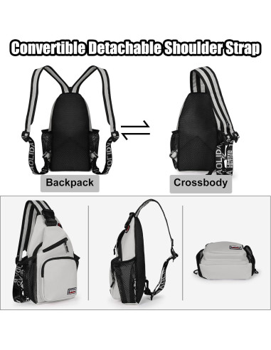 Bolsa Cruzada VALUEQLO Unisex Multifuncional con Auriculares