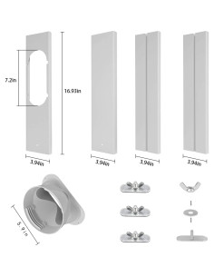 Kit Ventilación Ventana AC Portátil DSHFKLX 149,86 cm 2
