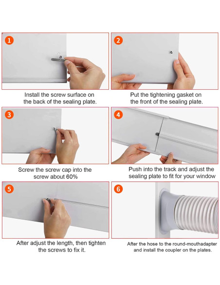 Kit Ventilación Ventana AC Portátil DSHFKLX 149,86 cm Kit Ventilación Ventana AC Portátil DSHFKLX 149,86 cm