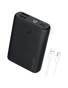 Batería Externa TIDEWE 10000mAh Cargador USB-C Doble Salida