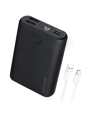 Batería Externa TIDEWE 10000mAh Cargador USB-C Doble Salida