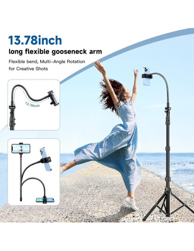 Trípode para Teléfono Victiv 85" (215,9 cm) con Control Remoto