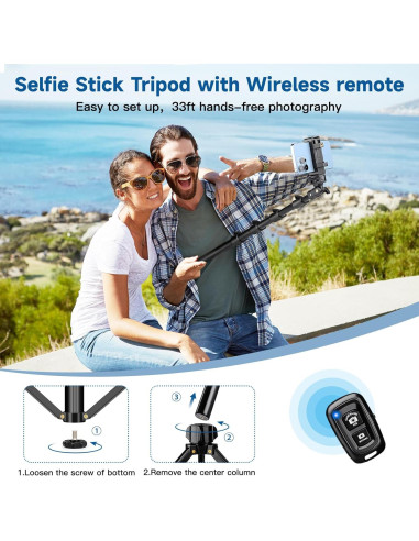 Trípode para Teléfono Victiv 85" (215,9 cm) con Control Remoto