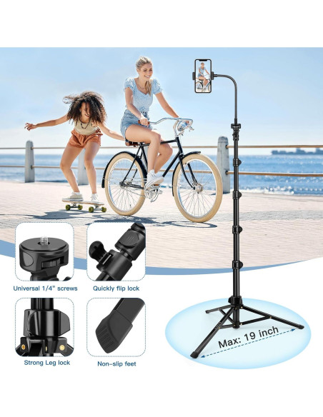 Trípode para Teléfono Victiv 85" (215,9 cm) con Control Remoto