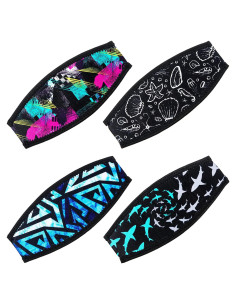 Cubiertas de Neopreno Frienda para Máscara de Buceo 4 Piezas