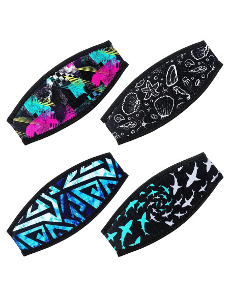 Cubiertas de Neopreno Frienda para Máscara de Buceo 4 Piezas