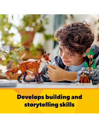 LEGO Creator 3 en 1 Animales del Bosque Zorro 667 Piezas
