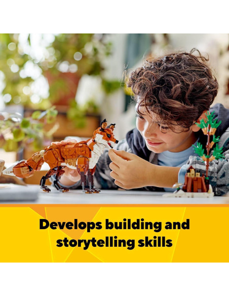LEGO Creator 3 en 1 Animales del Bosque Zorro 667 Piezas
