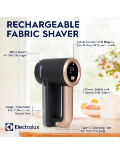 Afeitadora de tela Electrolux LX-300R-BK recargable 3 velocidades 2