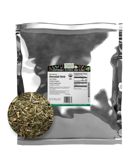 Hierba de Cola de Caballo Orgánica Frontier 453g - Té Herbal