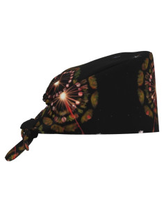 Gorro de Trabajo Transpirable YYHWHJDE para Chef y Enfermería Negro