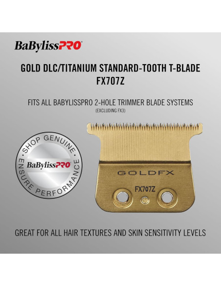 Cuchillas de Repuesto BaBylissPRO FX707Z Dientes Estándar