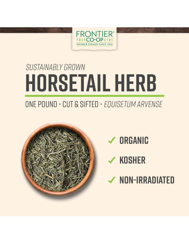 Hierba de Cola de Caballo Orgánica Frontier 453g - Té Herbal