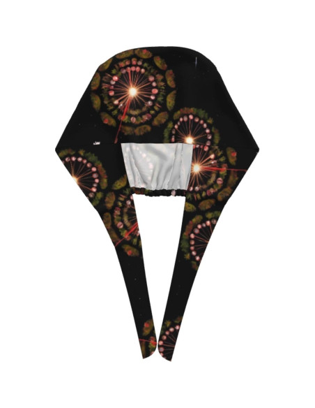 Gorro de Trabajo Transpirable YYHWHJDE para Chef y Enfermería Negro