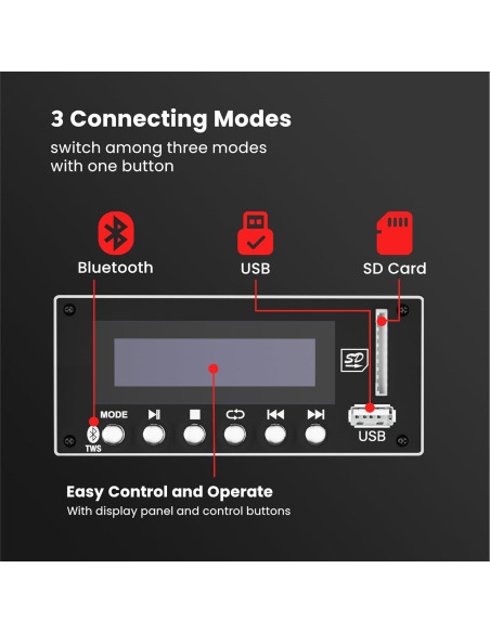 Altavoces PA FEUR FU-PRO860 8" 1000W Bluetooth DSP